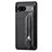 Ultra-thin Silicone Gel Soft Case Cover with Magnetic S02D for Google Pixel 7a 5G Black