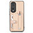 Ultra-thin Silicone Gel Soft Case Cover with Magnetic S02D for Huawei Honor 80 Pro 5G Gold