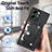 Ultra-thin Silicone Gel Soft Case Cover with Magnetic S02D for Huawei Honor 80 SE 5G