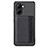 Ultra-thin Silicone Gel Soft Case Cover with Magnetic S02D for Realme C33