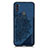 Ultra-thin Silicone Gel Soft Case Cover with Magnetic S02D for Samsung Galaxy A11 Blue