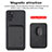 Ultra-thin Silicone Gel Soft Case Cover with Magnetic S02D for Samsung Galaxy A31