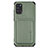 Ultra-thin Silicone Gel Soft Case Cover with Magnetic S02D for Samsung Galaxy A31 Green