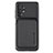 Ultra-thin Silicone Gel Soft Case Cover with Magnetic S02D for Samsung Galaxy A32 4G Black