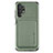 Ultra-thin Silicone Gel Soft Case Cover with Magnetic S02D for Samsung Galaxy A32 5G Green
