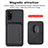 Ultra-thin Silicone Gel Soft Case Cover with Magnetic S02D for Samsung Galaxy A41