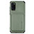 Ultra-thin Silicone Gel Soft Case Cover with Magnetic S02D for Samsung Galaxy A41 Green