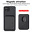 Ultra-thin Silicone Gel Soft Case Cover with Magnetic S02D for Samsung Galaxy A42 5G