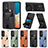 Ultra-thin Silicone Gel Soft Case Cover with Magnetic S02D for Samsung Galaxy A73 5G