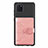 Ultra-thin Silicone Gel Soft Case Cover with Magnetic S02D for Samsung Galaxy M60s Pink