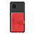 Ultra-thin Silicone Gel Soft Case Cover with Magnetic S02D for Samsung Galaxy M60s Red
