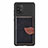 Ultra-thin Silicone Gel Soft Case Cover with Magnetic S02D for Samsung Galaxy M80S Black