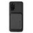 Ultra-thin Silicone Gel Soft Case Cover with Magnetic S02D for Samsung Galaxy S20 Plus 5G Black