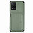 Ultra-thin Silicone Gel Soft Case Cover with Magnetic S02D for Vivo Y21 Green