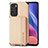 Ultra-thin Silicone Gel Soft Case Cover with Magnetic S02D for Xiaomi Mi 11X 5G Gold