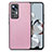Ultra-thin Silicone Gel Soft Case Cover with Magnetic S02D for Xiaomi Mi 12T 5G Rose Gold