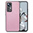 Ultra-thin Silicone Gel Soft Case Cover with Magnetic S02D for Xiaomi Mi 12T Pro 5G Rose Gold