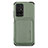 Ultra-thin Silicone Gel Soft Case Cover with Magnetic S02D for Xiaomi Redmi 10 4G Green