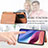 Ultra-thin Silicone Gel Soft Case Cover with Magnetic S02D for Xiaomi Redmi K40 5G