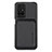 Ultra-thin Silicone Gel Soft Case Cover with Magnetic S02D for Xiaomi Redmi Note 11 4G (2021) Black
