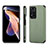 Ultra-thin Silicone Gel Soft Case Cover with Magnetic S02D for Xiaomi Redmi Note 11 Pro+ Plus 5G Green