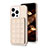 Ultra-thin Silicone Gel Soft Case Cover with Magnetic S03D for Apple iPhone 13 Pro Max Gold