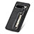 Ultra-thin Silicone Gel Soft Case Cover with Magnetic S03D for Google Pixel 8 Pro 5G Black