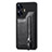 Ultra-thin Silicone Gel Soft Case Cover with Magnetic S03D for Realme Narzo N55 Black