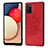 Ultra-thin Silicone Gel Soft Case Cover with Magnetic S03D for Samsung Galaxy A03s Red