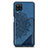 Ultra-thin Silicone Gel Soft Case Cover with Magnetic S03D for Samsung Galaxy A12 5G Blue