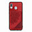 Ultra-thin Silicone Gel Soft Case Cover with Magnetic S03D for Samsung Galaxy A20 Red