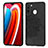 Ultra-thin Silicone Gel Soft Case Cover with Magnetic S03D for Samsung Galaxy A21 European Black