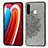 Ultra-thin Silicone Gel Soft Case Cover with Magnetic S03D for Samsung Galaxy A21 European Gray