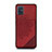 Ultra-thin Silicone Gel Soft Case Cover with Magnetic S03D for Samsung Galaxy A51 4G Red