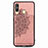 Ultra-thin Silicone Gel Soft Case Cover with Magnetic S03D for Samsung Galaxy A60 Rose Gold