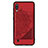 Ultra-thin Silicone Gel Soft Case Cover with Magnetic S03D for Samsung Galaxy M10 Red
