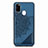 Ultra-thin Silicone Gel Soft Case Cover with Magnetic S03D for Samsung Galaxy M30s Blue