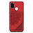 Ultra-thin Silicone Gel Soft Case Cover with Magnetic S03D for Samsung Galaxy M30s Red