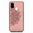 Ultra-thin Silicone Gel Soft Case Cover with Magnetic S03D for Samsung Galaxy M30s Rose Gold