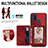 Ultra-thin Silicone Gel Soft Case Cover with Magnetic S03D for Samsung Galaxy M31 Prime Edition