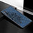 Ultra-thin Silicone Gel Soft Case Cover with Magnetic S03D for Samsung Galaxy Note 10 5G Blue