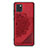Ultra-thin Silicone Gel Soft Case Cover with Magnetic S03D for Samsung Galaxy Note 10 Lite Red