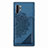 Ultra-thin Silicone Gel Soft Case Cover with Magnetic S03D for Samsung Galaxy Note 10 Plus 5G Blue