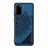 Ultra-thin Silicone Gel Soft Case Cover with Magnetic S03D for Samsung Galaxy S20 Blue