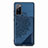 Ultra-thin Silicone Gel Soft Case Cover with Magnetic S03D for Samsung Galaxy S20 FE (2022) 5G Blue