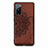 Ultra-thin Silicone Gel Soft Case Cover with Magnetic S03D for Samsung Galaxy S20 FE (2022) 5G Brown