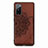 Ultra-thin Silicone Gel Soft Case Cover with Magnetic S03D for Samsung Galaxy S20 FE 4G Brown