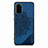 Ultra-thin Silicone Gel Soft Case Cover with Magnetic S03D for Samsung Galaxy S20 Plus 5G Blue