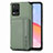 Ultra-thin Silicone Gel Soft Case Cover with Magnetic S03D for Vivo Y21 Green