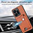 Ultra-thin Silicone Gel Soft Case Cover with Magnetic S03D for Vivo Y35 4G